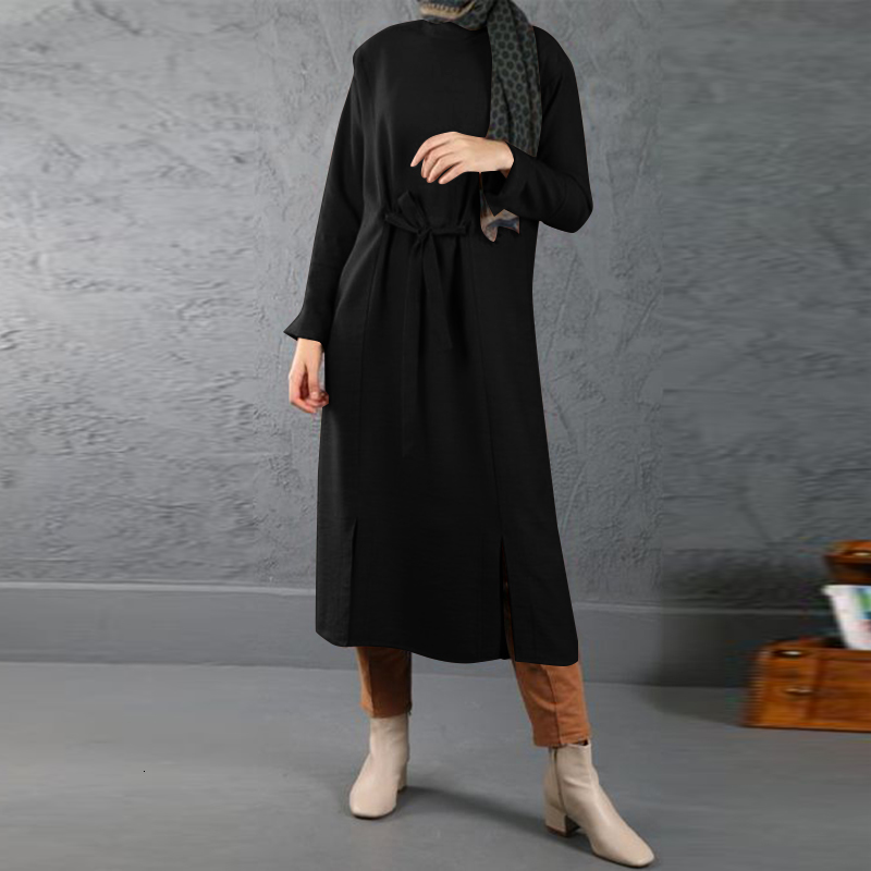 Women's Blouses & Shirts Spring Dress Vintage ZANZEA Retro Long Sleeve Muslim Casual Abaya Hijab es Vestido Crew Neck Robe 7WD0, Green
Women's Blouses & Shirts Spring Dress Vintage ZANZEA Retro Long Sleeve Muslim Casual Abaya Hijab es Vestido Crew Neck Robe 7WD0, Green