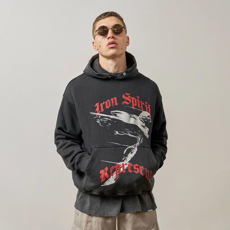 Men' Hoodies & Sweatshirts 2021 Autumn Vintage Men Sweatshirt Loose Print High Street Women Fashion Elegant Cotton Casual Pullovers T1233, Black
Men' Hoodies & Sweatshirts 2021 Autumn Vintage Men Sweatshirt Loose Print High Street Women Fashion Elegant Cotton Casual Pullovers T1233, Black