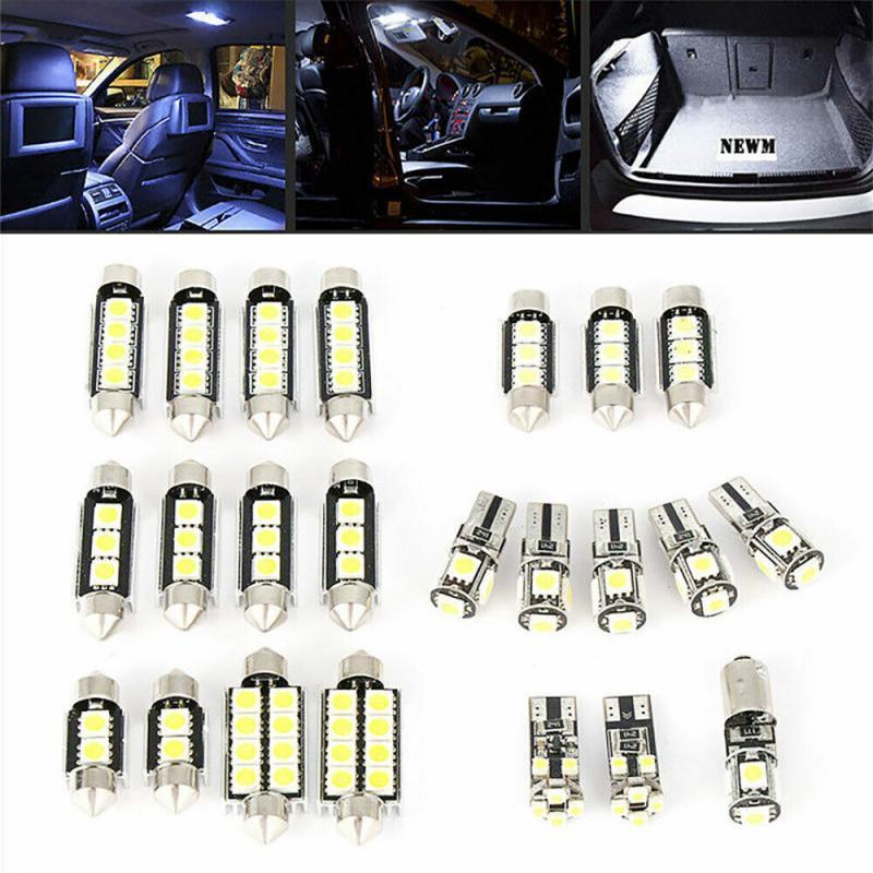 23Pcs LED T10 6000K Car Light Bulb Interior Map Dome Trunk License Plate Lamps Kit White Signal Lamp Accessories Emergency Lights, As pic
23Pcs LED T10 6000K Car Light Bulb Interior Map Dome Trunk License Plate Lamps Kit White Signal Lamp Accessories Emergency Lights, As pic