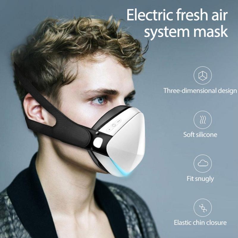 Motorcycle Helmets Smart Mask Reusable Dustproof Air Purifier Face With Replaceable Activated Carbon Filter Electric Turbine Fan Outdoor TSL
Motorcycle Helmets Smart Mask Reusable Dustproof Air Purifier Face With Replaceable Activated Carbon Filter Electric Turbine Fan Outdoor TSL
