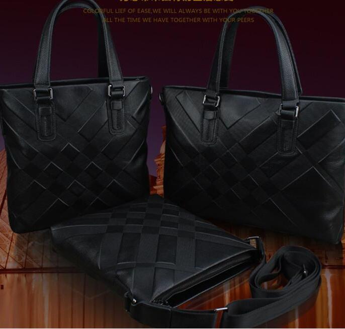 Factory wholesale men bag exquisite embossed leather business briefcase gentleman leatheres mens handbag businesses leathers hand shoulder handbags, Black
Factory wholesale men bag exquisite embossed leather business briefcase gentleman leatheres mens handbag businesses leathers hand shoulder handbags, Black