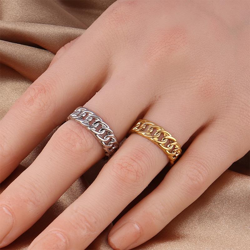 Wedding Rings Chain For Men Statement Jewelry Minimalist Stainless Steel Opening Adjustable Geometric Ring Women Personality, Slivery;golden
Wedding Rings Chain For Men Statement Jewelry Minimalist Stainless Steel Opening Adjustable Geometric Ring Women Personality, Slivery;golden