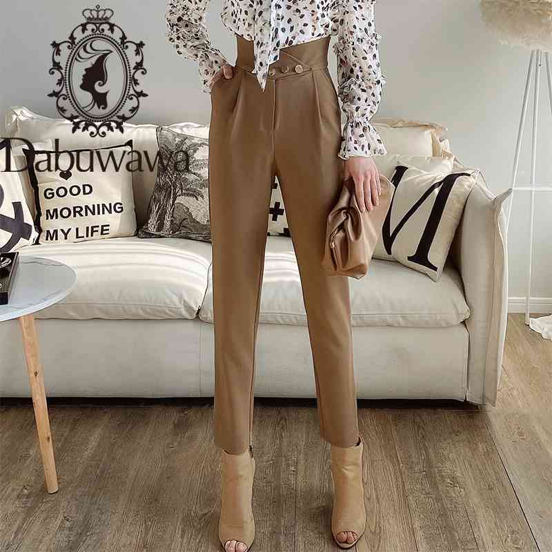 Dabuwawa Fashion Women Casual Pant Spring Button High Waist Pencil Trousers Female Chic Streetwear Ladies Work Pants DO1ALP003 210520, Khaki
Dabuwawa Fashion Women Casual Pant Spring Button High Waist Pencil Trousers Female Chic Streetwear Ladies Work Pants DO1ALP003 210520, Khaki