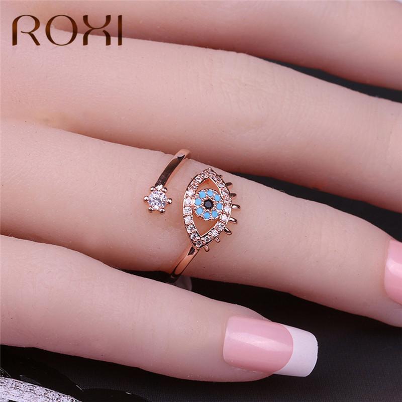 Cluster Rings Romad Elegant Blue Evil Eye Cubic Zirconia Ring Women Girls Hamsa Jewelry Rose Gold Color Opening For, Golden;silver
Cluster Rings Romad Elegant Blue Evil Eye Cubic Zirconia Ring Women Girls Hamsa Jewelry Rose Gold Color Opening For, Golden;silver
