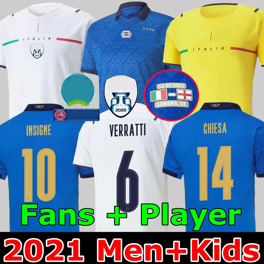 FANS Player 2021 Italy soccer Jerseys IMMOBILE ITALIA JORGINHO INSIGNE VERRATTI BERNARDESCHI Locatelli men + kids FOOTBALL SHIRTS CHIESA BARELLA BERARDI, 99 00 away jersey
FANS Player 2021 Italy soccer Jerseys IMMOBILE ITALIA JORGINHO INSIGNE VERRATTI BERNARDESCHI Locatelli men + kids FOOTBALL SHIRTS CHIESA BARELLA BERARDI, 99 00 away jersey