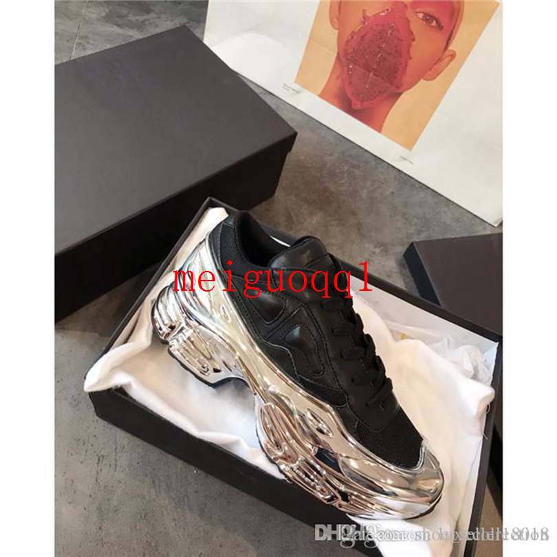 Women Sneaekers Raf Simons Oversized Sneaker for 2021, Silver liquid design sneaker dip effect Sole Sport Trainer Multicolor Size 35-40
Women Sneaekers Raf Simons Oversized Sneaker for 2021, Silver liquid design sneaker dip effect Sole Sport Trainer Multicolor Size 35-40