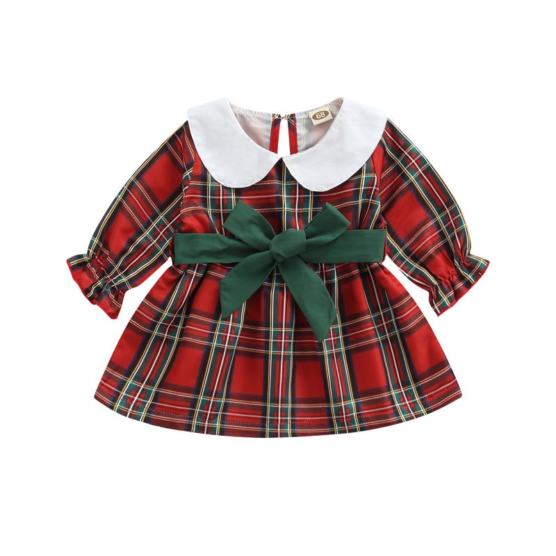 Girl's Dresses Ma&Baby 0-3Y Christmas Toddler Infant Born Baby Girls Dress Red Plaid Long Sleeve Bow Tutu Xmas Party Costumes D11, Red;yellow 
Girl's Dresses Ma&Baby 0-3Y Christmas Toddler Infant Born Baby Girls Dress Red Plaid Long Sleeve Bow Tutu Xmas Party Costumes D11, Red;yellow