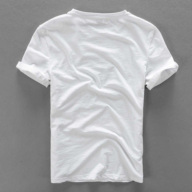 Feather Graphic T Shirts for Men Short Sleeve Cotton Linen White Tee Loose Casual Male Clothing 210601