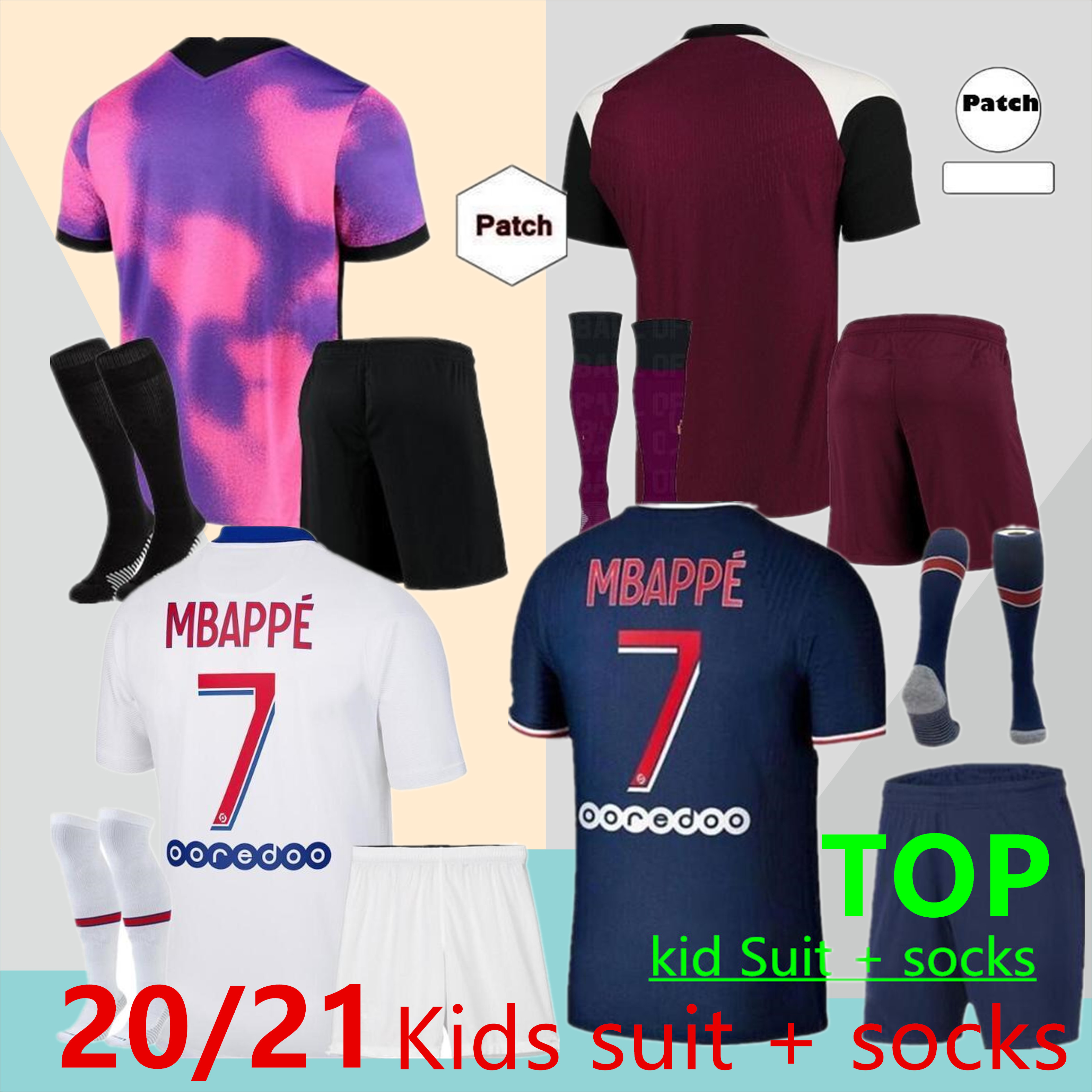 kid suit+scok Maillots de football equipment 21 MBAPPE Soccer Jerseys 2021 DI MARIA KEAN ICARDI VERRATTI jersey, Red
kid suit+scok Maillots de football equipment 21 MBAPPE Soccer Jerseys 2021 DI MARIA KEAN ICARDI VERRATTI jersey, Red
