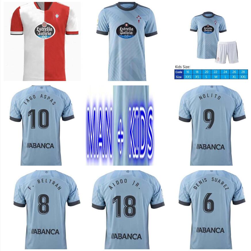 21 22 RC Celta de Vigo Soccer Jersey 2021 2022 LOBOTKA IAGO ASPAS SANTL MINA Man + Kids kits Home away Football Shirt SISTO BOUFAL camiseta futbol, Grey
21 22 RC Celta de Vigo Soccer Jersey 2021 2022 LOBOTKA IAGO ASPAS SANTL MINA Man + Kids kits Home away Football Shirt SISTO BOUFAL camiseta futbol, Grey