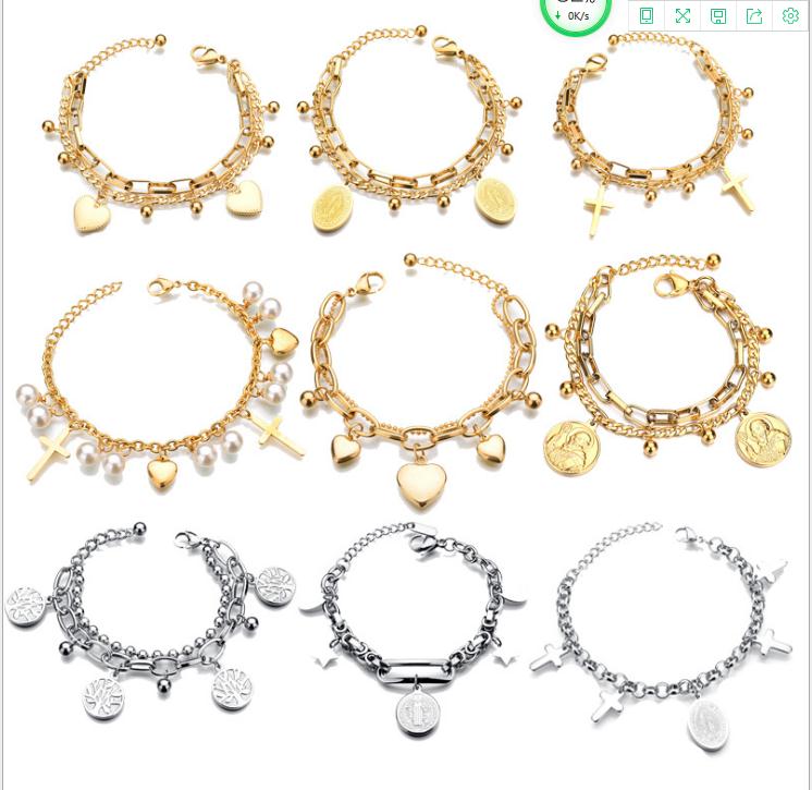 Luxury\u00A0designer Two hearts golden charm bracelets jewelry women 2021 brand high quality girl double two love pendant
Luxury\u00A0designer Two hearts golden charm bracelets jewelry women 2021 brand high quality girl double two love pendant