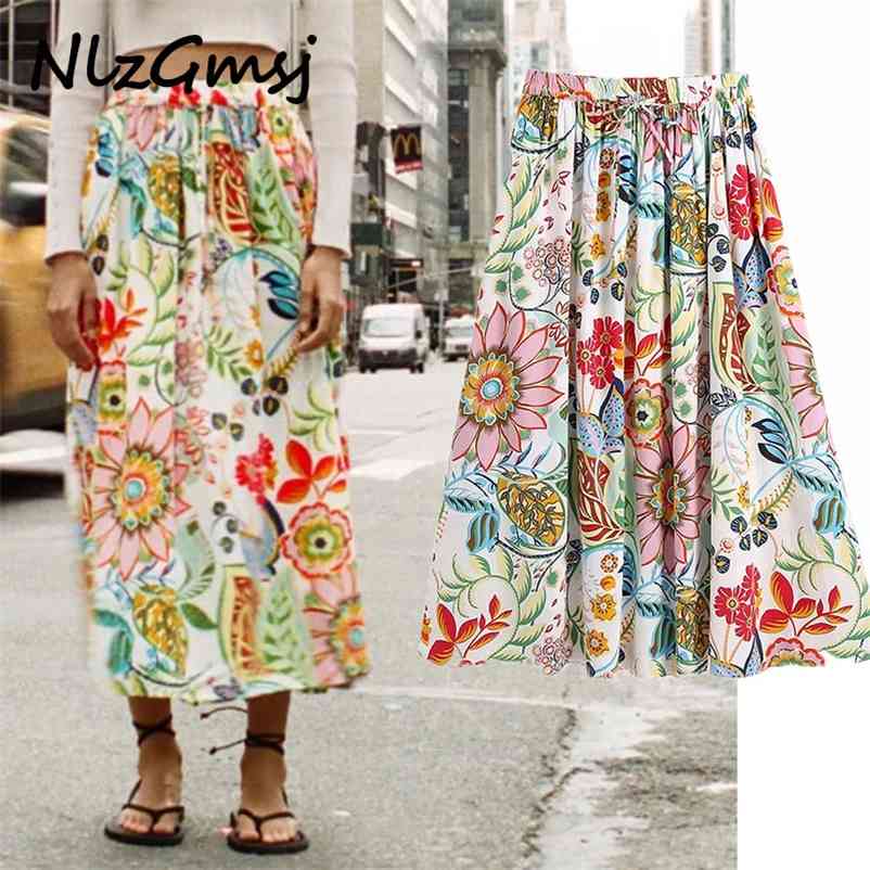 Floral Long Skirt Women High Waist Pleated s Woman Vintage Cottagecore Elastic Midi 05 210628, As picture
Floral Long Skirt Women High Waist Pleated s Woman Vintage Cottagecore Elastic Midi 05 210628, As picture