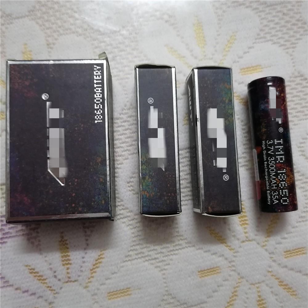 IMR 18650 Battery 3000mAh 40A 3500mAh 35A Capacity 3.7V Drain Rechargeable Lithium Batteries Flat Top Batteries Vapor Cells