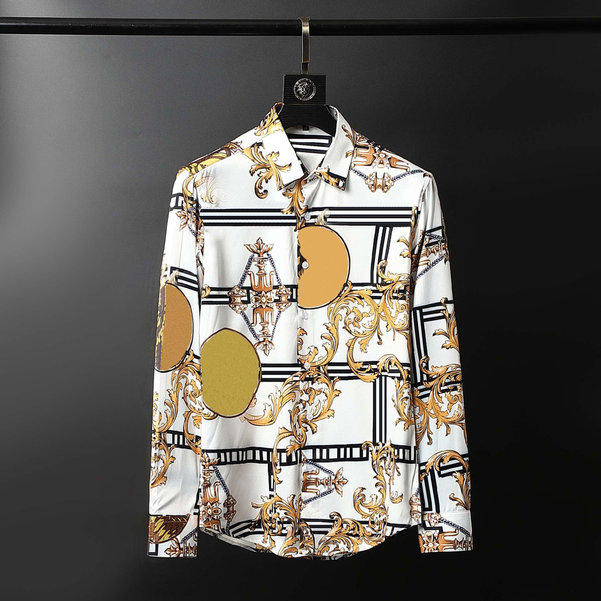Mens Designer Shirts Brand Clothing Men Long Sleeve Dress Shirt Hip Hop Style High Quality Cotton SHIRTS 6923, 06
Mens Designer Shirts Brand Clothing Men Long Sleeve Dress Shirt Hip Hop Style High Quality Cotton SHIRTS 6923, 06