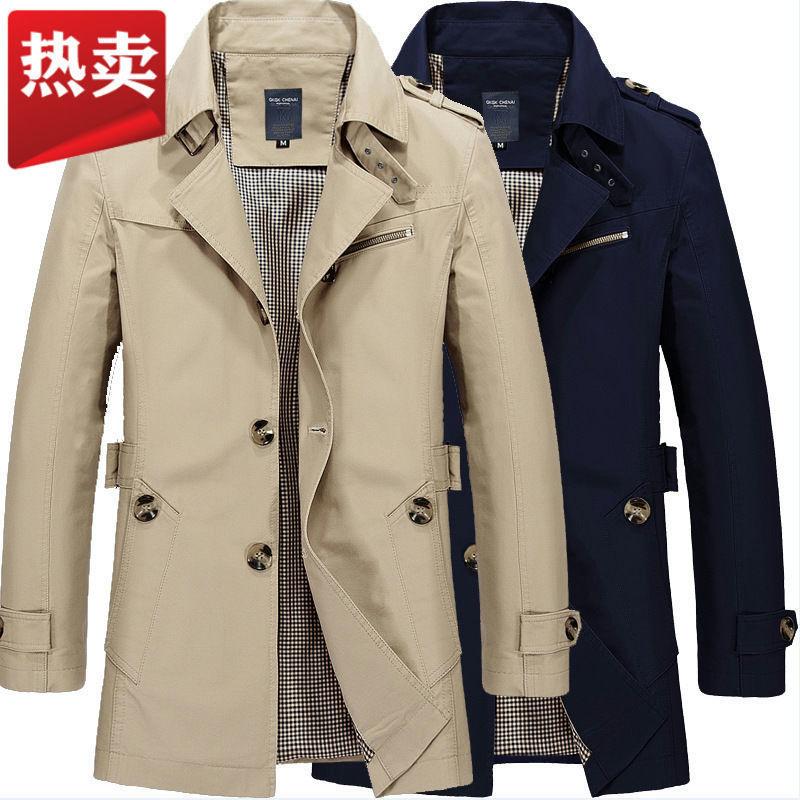 Men's Trench Coats 2021 Spring And Autumn Top Young Middle-aged Coat Jacket Lapel Tooling Cotton Outdoor Windbreaker, Black
Men's Trench Coats 2021 Spring And Autumn Top Young Middle-aged Coat Jacket Lapel Tooling Cotton Outdoor Windbreaker, Black