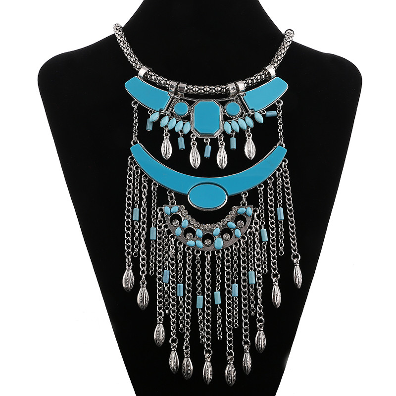 Bohemian Maxi Statement Choker Necklaces For Women Exaggerated Vintage Tassel Necklaces & Pendants Collares
Bohemian Maxi Statement Choker Necklaces For Women Exaggerated Vintage Tassel Necklaces & Pendants Collares