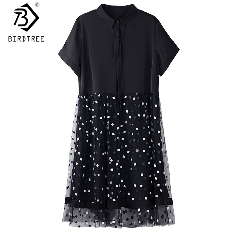 Plus Size A-Line Patchwork Women Dress Spring Summer Short Sleeve Printing Ladies Loose Midi Shirt Dress D0D325N, Black
Plus Size A-Line Patchwork Women Dress Spring Summer Short Sleeve Printing Ladies Loose Midi Shirt Dress D0D325N, Black