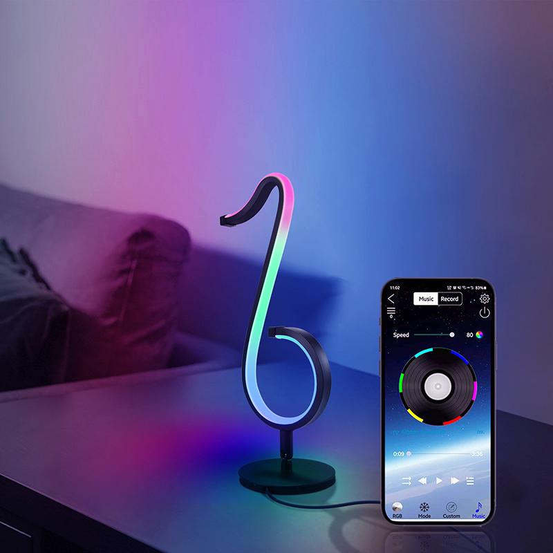 Night Lights Symphony Atmosphere Light APP Note Remote Control Musical For Bedroom Bar Art Decor Lighting
Night Lights Symphony Atmosphere Light APP Note Remote Control Musical For Bedroom Bar Art Decor Lighting