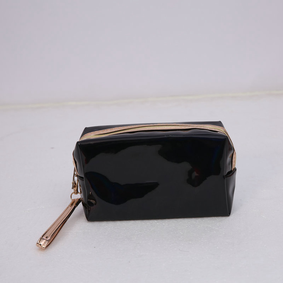 Women Fashion Cosmetic Bag laser Makeup Bag Portable Traveling Zipper Make Up Handbag Organizer Storage Case Pouches Toiletry Wash Beauty Box