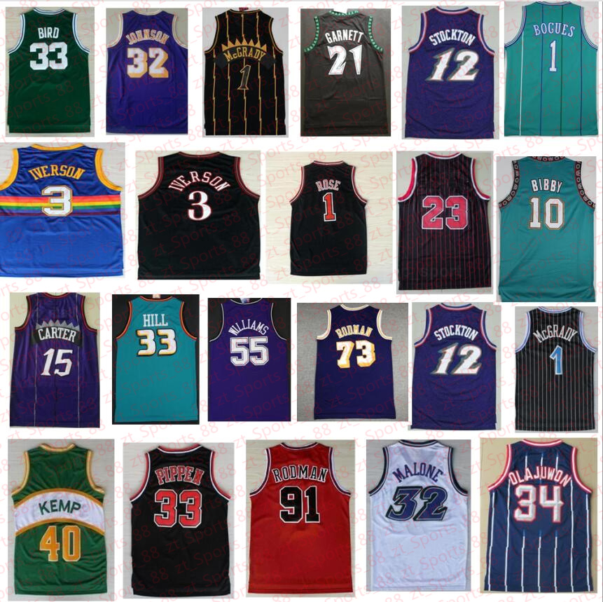 Stitched All Retro Basketball Jerseys Carter McGrady Penny Hakeem Stockton 32 Karl Malone 33 Hill ason West Allen Iverson Mike Bibby kevin Garnett jersey, As shown in illustration
Stitched All Retro Basketball Jerseys Carter McGrady Penny Hakeem Stockton 32 Karl Malone 33 Hill ason West Allen Iverson Mike Bibby kevin Garnett jersey, As shown in illustration