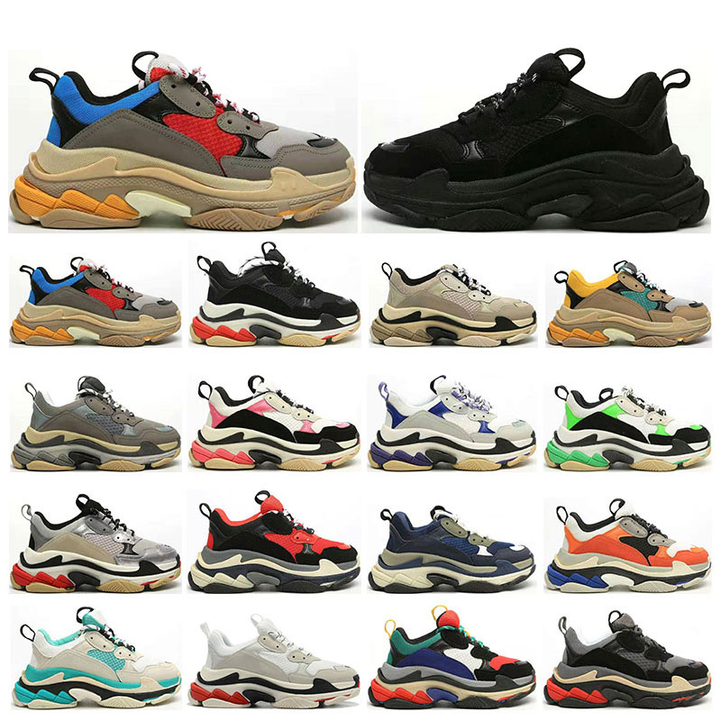 Fashion Paris 17FW Triple S men Sneaker Casual Dad Shoes for Man Women Black white red yellow green Sports sneakers Size 36-45, 19
Fashion Paris 17FW Triple S men Sneaker Casual Dad Shoes for Man Women Black white red yellow green Sports sneakers Size 36-45, 19