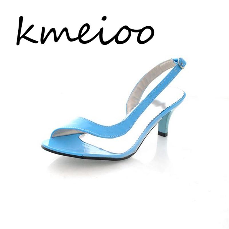 Kmeioo Women Summer Fashion Bling Sandals Woman Sexy Shoes Patent Leather High Heel, Black
Kmeioo Women Summer Fashion Bling Sandals Woman Sexy Shoes Patent Leather High Heel, Black