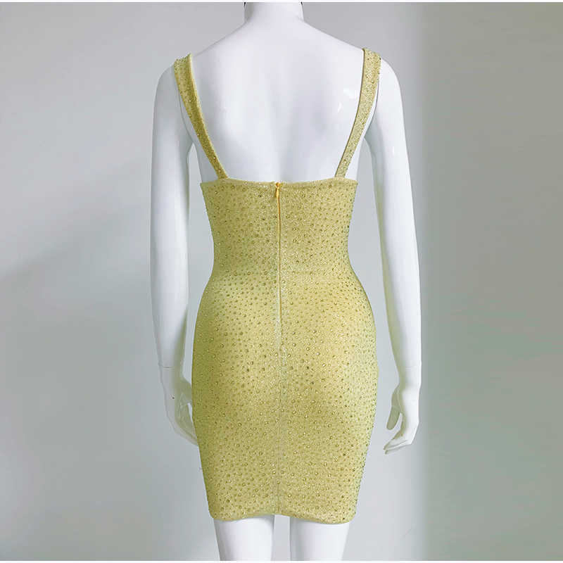 Colysmo Gold Sequin Dress Women Summer Underwired Corset-style Bodycon Woman Party Night Diamond Glitter Club 210527