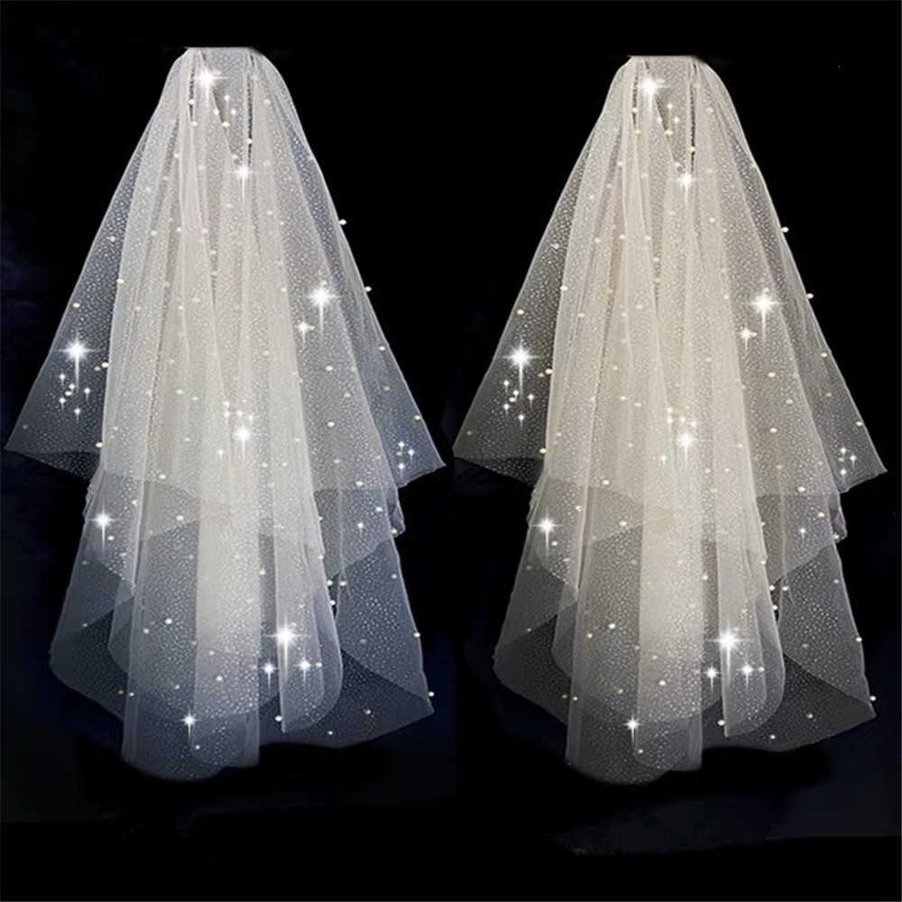 Bling Two-Layer Bridal Short Wedding Veil Shiny Sequined Glitter White Champagne Bridal Mesh Veil Metal Comb Elbow Length X0726, Slivery;golden
Bling Two-Layer Bridal Short Wedding Veil Shiny Sequined Glitter White Champagne Bridal Mesh Veil Metal Comb Elbow Length X0726, Slivery;golden