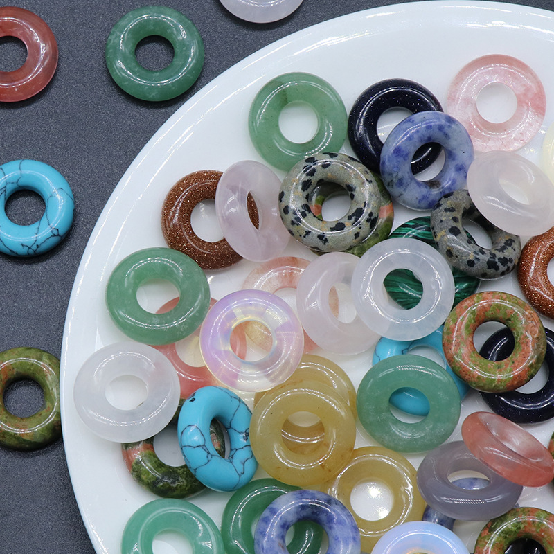 20mm Loose Healing Natural crystal stone Circle donut Seven Chakra Rose Quartz for necklace ring earrrings jewelry accessory
20mm Loose Healing Natural crystal stone Circle donut Seven Chakra Rose Quartz for necklace ring earrrings jewelry accessory