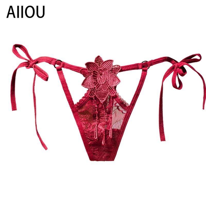 Women's Panties AIIOU Women Floral Pants Thong G String Underwear 3PCS Lace Mesh Sexy Bandage Low Waist Flower See Through Ladies Panty, Black
Women's Panties AIIOU Women Floral Pants Thong G String Underwear 3PCS Lace Mesh Sexy Bandage Low Waist Flower See Through Ladies Panty, Black