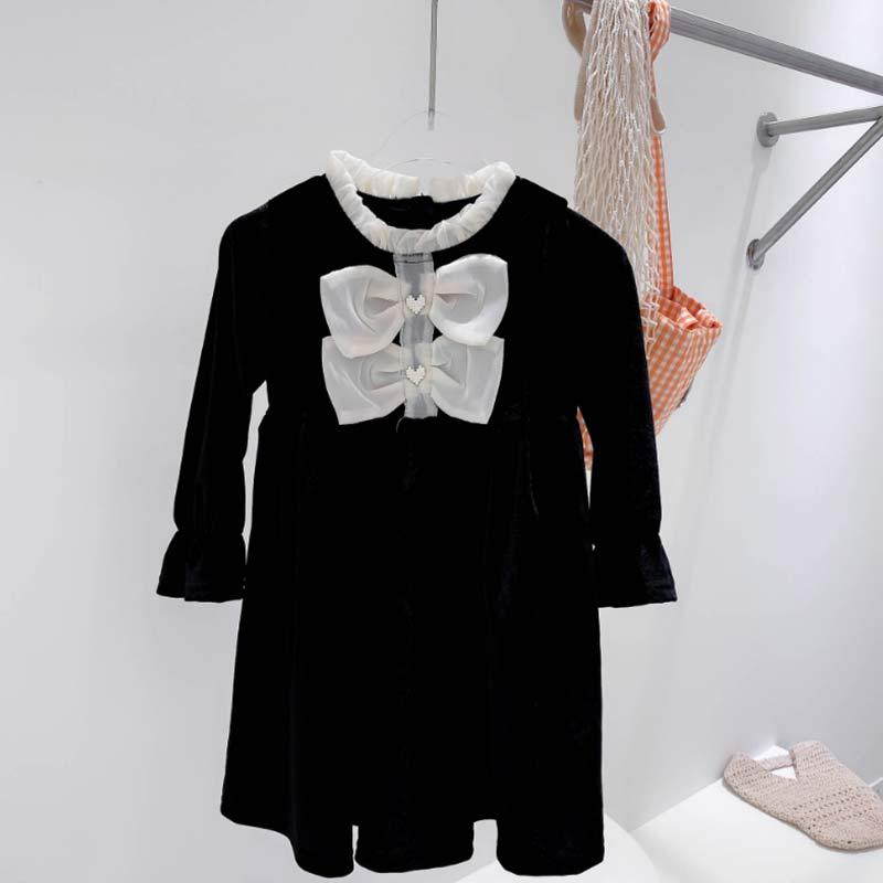 Girl's Dresses Baby Girls Fashion Velvet 2021 Kids Party Cute Clothes Children's Bow Lace, Ah9570-black
Girl's Dresses Baby Girls Fashion Velvet 2021 Kids Party Cute Clothes Children's Bow Lace, Ah9570-black