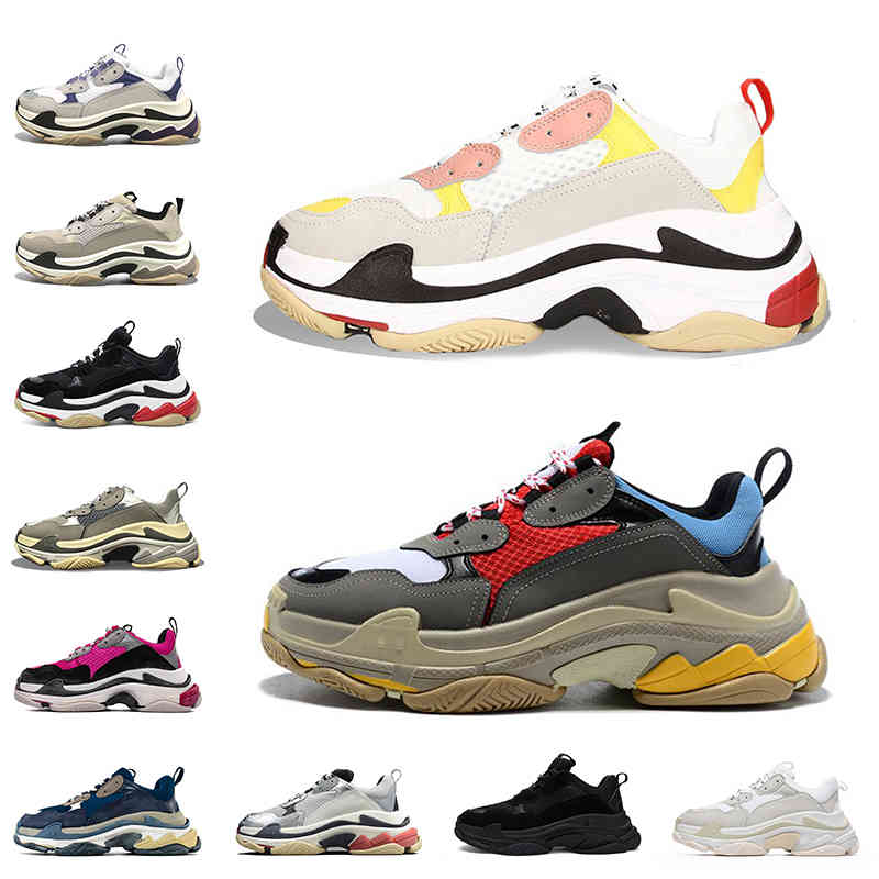 2021 Women Mens Luxurys Designers Run Shoes Triple S Sneakers Retro Crystal Bottoms Pairs 17fw Clear Sole Loafers Vintage White Black Volt Red, Customize
2021 Women Mens Luxurys Designers Run Shoes Triple S Sneakers Retro Crystal Bottoms Pairs 17fw Clear Sole Loafers Vintage White Black Volt Red, Customize
