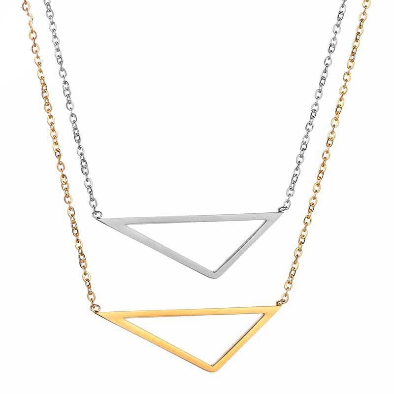 Pendant Necklaces Gold Silver Color Geometric Jewelry Female Punk Hollow Triangle Simple Retro Long Sweater Chain Choker Necklace
Pendant Necklaces Gold Silver Color Geometric Jewelry Female Punk Hollow Triangle Simple Retro Long Sweater Chain Choker Necklace