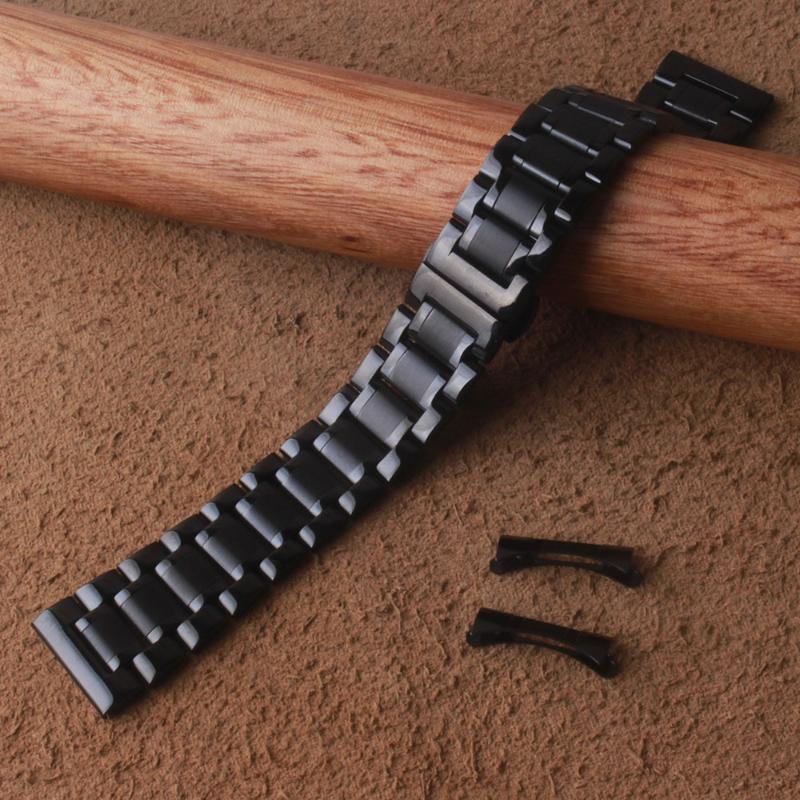 Watch Bands Solid Link Stainless Steel Watchbands Black 14 15 16 17 18 19 20 21 22 23 24mm Metal Band Strap Wrist Watches Bracelet
Watch Bands Solid Link Stainless Steel Watchbands Black 14 15 16 17 18 19 20 21 22 23 24mm Metal Band Strap Wrist Watches Bracelet