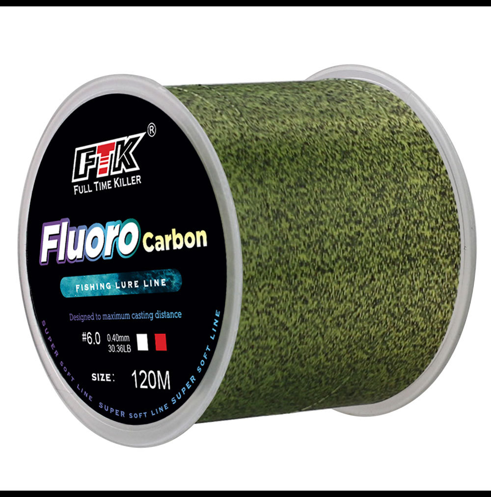 Realfine888 Wholesale FTK 120M FluoroCarbon Main Fishing Lines Super Soft Fish Subline Line Nylon Monofilament Braid
Realfine888 Wholesale FTK 120M FluoroCarbon Main Fishing Lines Super Soft Fish Subline Line Nylon Monofilament Braid