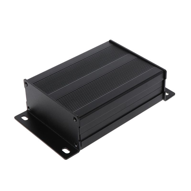 Black 100X76X35 Mm Corrosion resistant Aluminium Split Body Aluminium Box Housing Project Electronic Diy