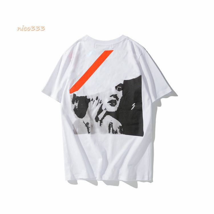 21ss t shirt European American tide brand Marilyn Monroe print pattern black and white short-sleeved cotton round neck loose couple summer s, White;black
21ss t shirt European American tide brand Marilyn Monroe print pattern black and white short-sleeved cotton round neck loose couple summer s, White;black