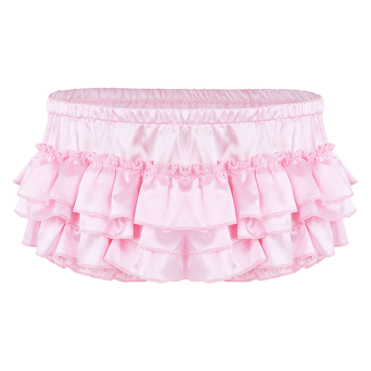 Mens Lingerie Gay Panties Shiny Satin Ruffled Bloomer Tiered Skirted Panties Briefs for Sexy Bikini Male Sissy Underwear
Mens Lingerie Gay Panties Shiny Satin Ruffled Bloomer Tiered Skirted Panties Briefs for Sexy Bikini Male Sissy Underwear