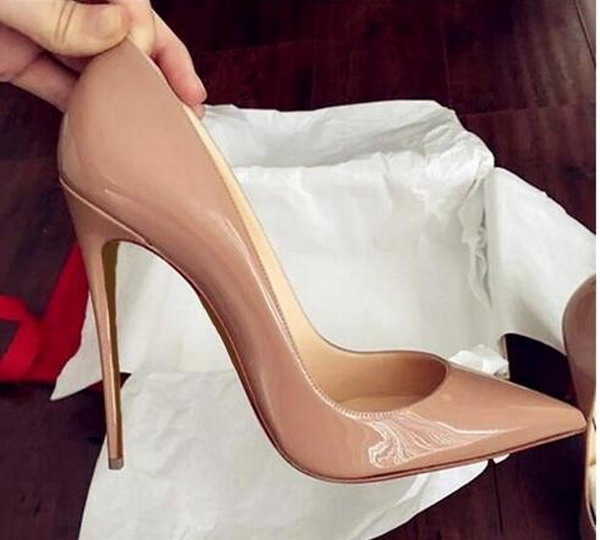 Top Quality Women dress shoes Sandals Bottoms High Heels Sexy Pointed Toe Red Sole 8 10 12cm Pumps Wedding Nude Black Shiny 688, Black patent leather
Top Quality Women dress shoes Sandals Bottoms High Heels Sexy Pointed Toe Red Sole 8 10 12cm Pumps Wedding Nude Black Shiny 688, Black patent leather