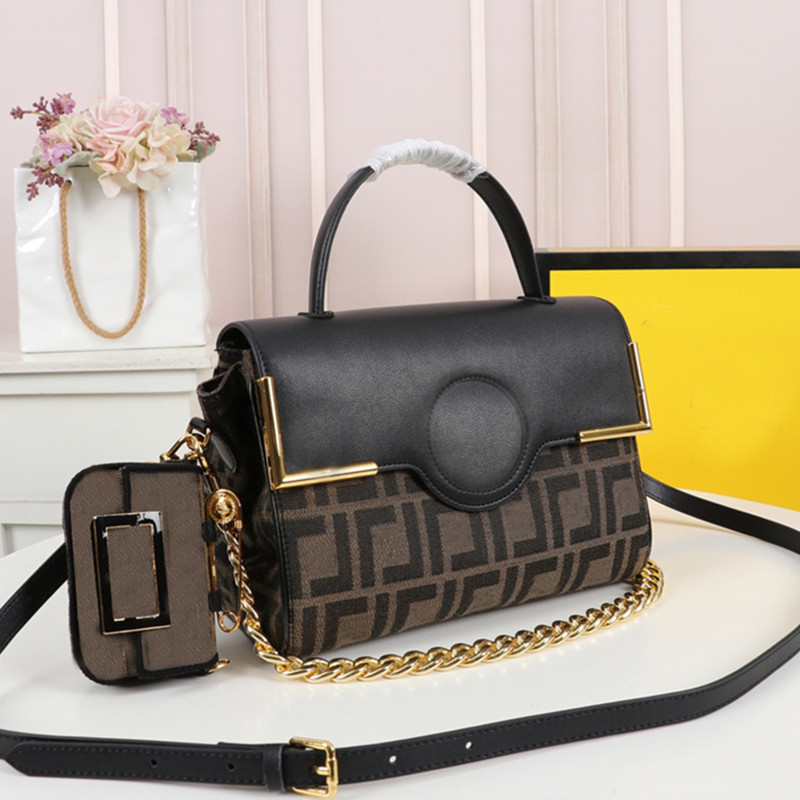 Designer Chain Handbags High Quality Fashion Retro Messenger Bags Casual Canvas Leather Shoulder Bag Brand Joint Style with Mini Lipstick Bag Women Gift, Clear
Designer Chain Handbags High Quality Fashion Retro Messenger Bags Casual Canvas Leather Shoulder Bag Brand Joint Style with Mini Lipstick Bag Women Gift, Clear