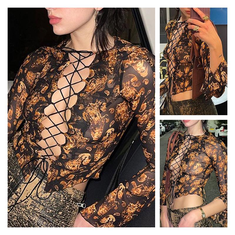 Women' T-Shirt Women Net Strap Tops, Long Sleeve Bow Knot Crop Tops Round Neck For Summer Pub Club, Clothing
Women' T-Shirt Women Net Strap Tops, Long Sleeve Bow Knot Crop Tops Round Neck For Summer Pub Club, Clothing
