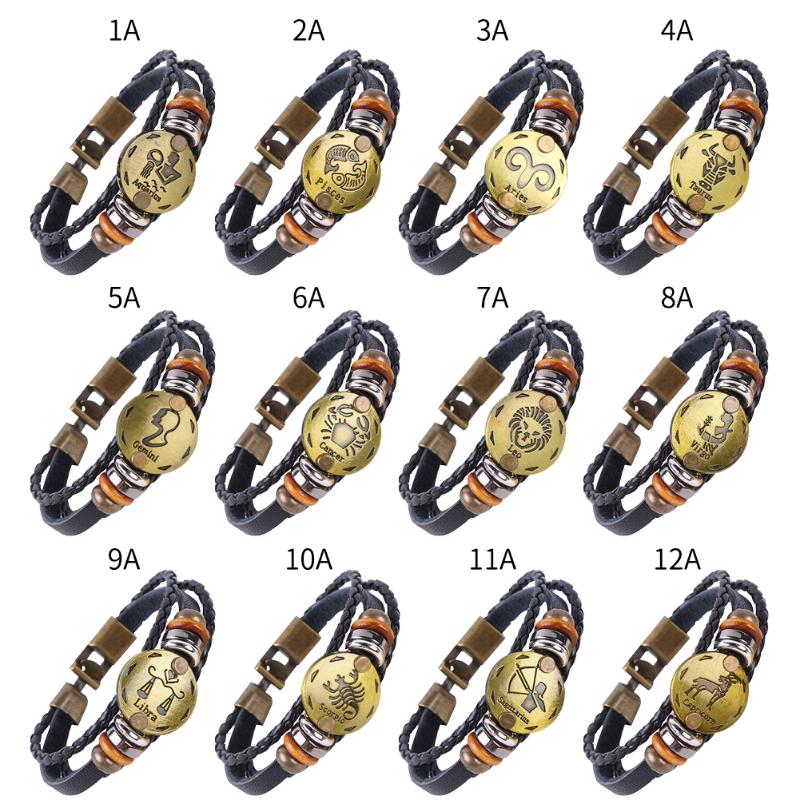 Bangle 2021 12 Constellations Bracelets Zodiac Signs For MenWomen Fashionable Leather Alloy Buckles Jewelry
Bangle 2021 12 Constellations Bracelets Zodiac Signs For MenWomen Fashionable Leather Alloy Buckles Jewelry