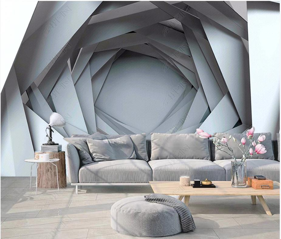 Custom 3d wallpaper extended space wallpapers background wall 3d murals wallpaper for living room
