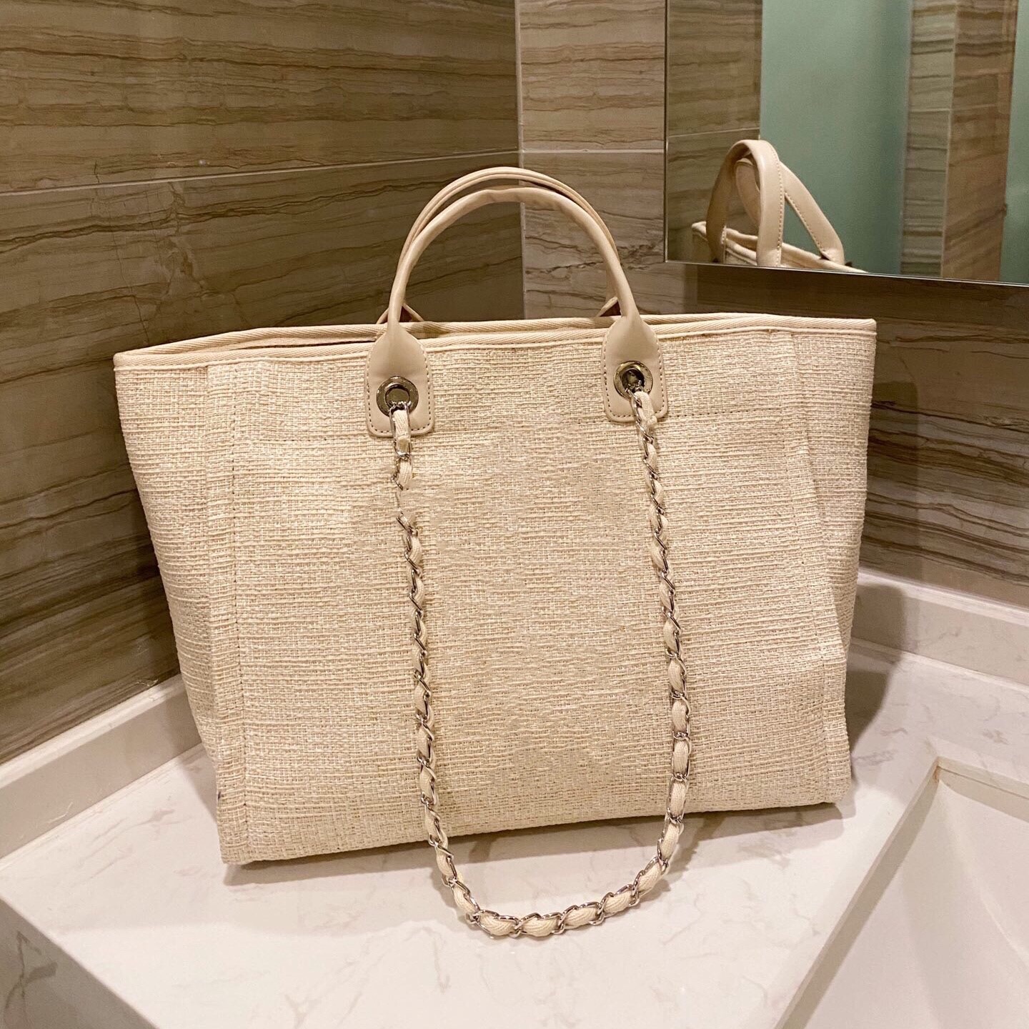 7a Shopping Women Shoulder Designer Canvas Beach Chain Luxury Knitting Bag Bags Large Tote Quality With Purse Fashion Handbags Lianqua Qklj
7a Shopping Women Shoulder Designer Canvas Beach Chain Luxury Knitting Bag Bags Large Tote Quality With Purse Fashion Handbags Lianqua Qklj