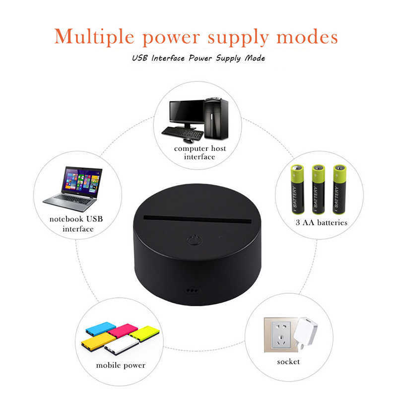 Genshin Impact Game Character Stand Model Plate Klee Diluc Venti Qiqi Barbara Zhongli Xiao Acrylic Standing Sign Led Night Light Y0728