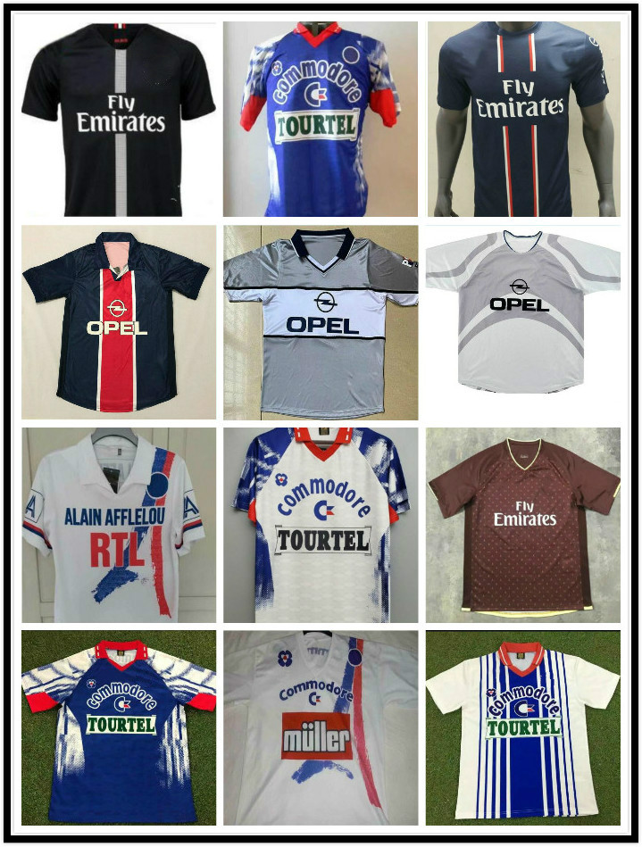 98 00 01 12 13 18 Paris Retro soccer Jersey 90 92 OKOCHA LEROY AVELAINE ADAILTON 1998 1999 SIMONE RAI classic camisas de futebol 93 94 95 96, Black;yellow
98 00 01 12 13 18 Paris Retro soccer Jersey 90 92 OKOCHA LEROY AVELAINE ADAILTON 1998 1999 SIMONE RAI classic camisas de futebol 93 94 95 96, Black;yellow
