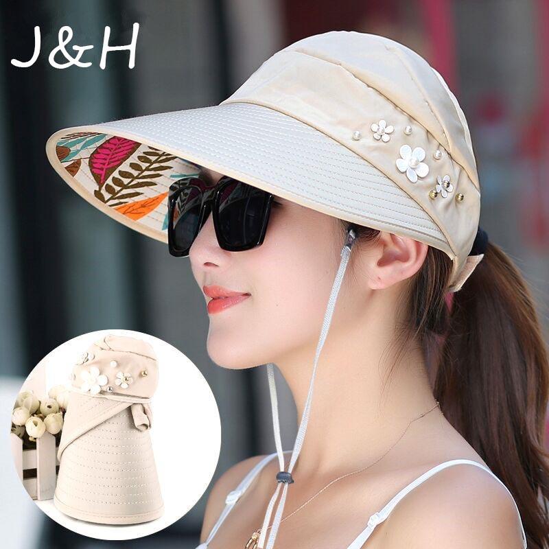 Sun Hats UV Protection For Women Sombreros Mujer Verano Pearl Packable Visor Hat With Big Heads Wide Brim Beach, Beige
Sun Hats UV Protection For Women Sombreros Mujer Verano Pearl Packable Visor Hat With Big Heads Wide Brim Beach, Beige