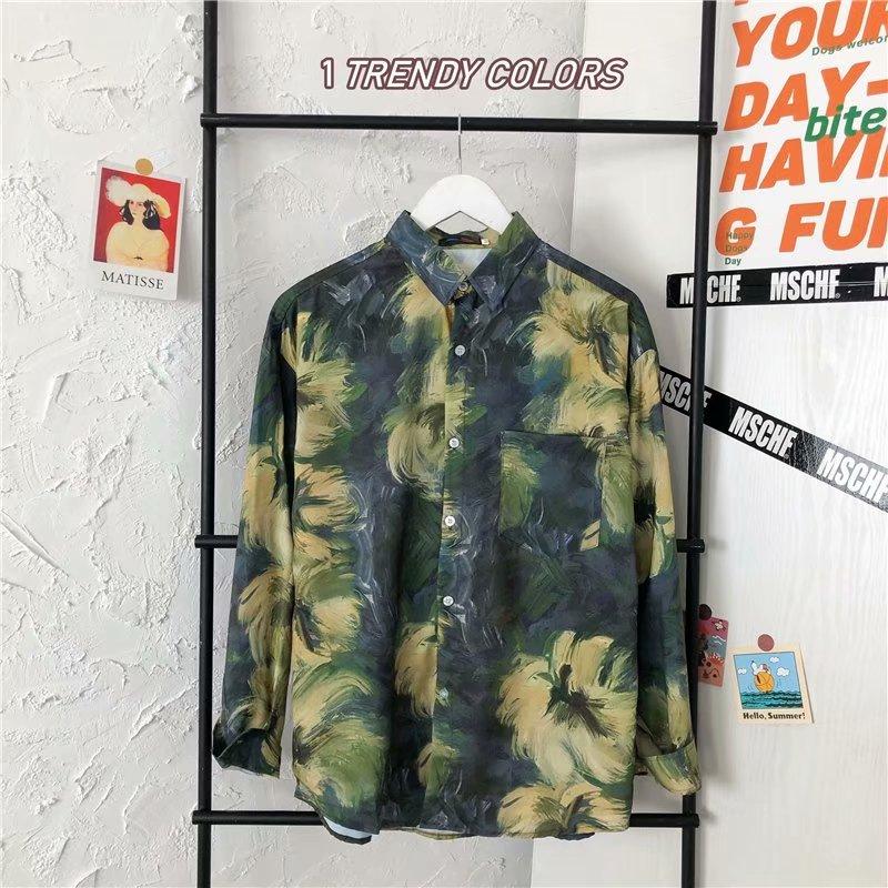 Men's Casual Shirts Green For Men Clothing Long Sleeve Shirt Vintage Clothes Mens M-3XL 2021 Arrival
Men's Casual Shirts Green For Men Clothing Long Sleeve Shirt Vintage Clothes Mens M-3XL 2021 Arrival