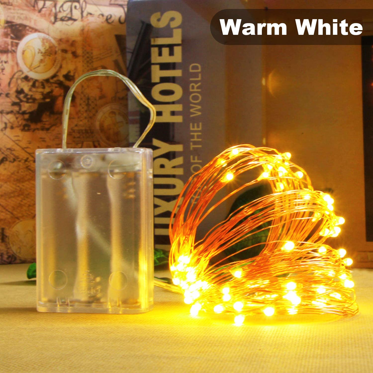 LED Photo String Lights with 20 50 Photo Clips Fairy Twinkle Lights 2M 5M 10M for Wedding Party Christmas Home Decoration Hanging Photos Cards and Art