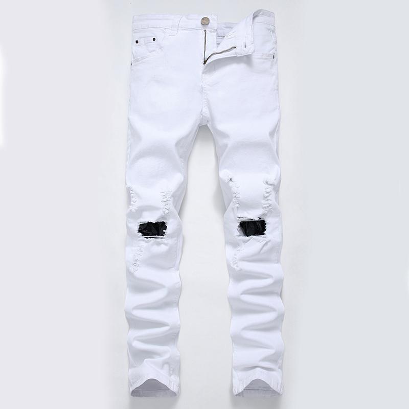 Men Ripped Jeans Fashion Knee Hole Pants Young Man Cowboys Hip Hop Trendy High Quality Student Men's, Black
Men Ripped Jeans Fashion Knee Hole Pants Young Man Cowboys Hip Hop Trendy High Quality Student Men's, Black